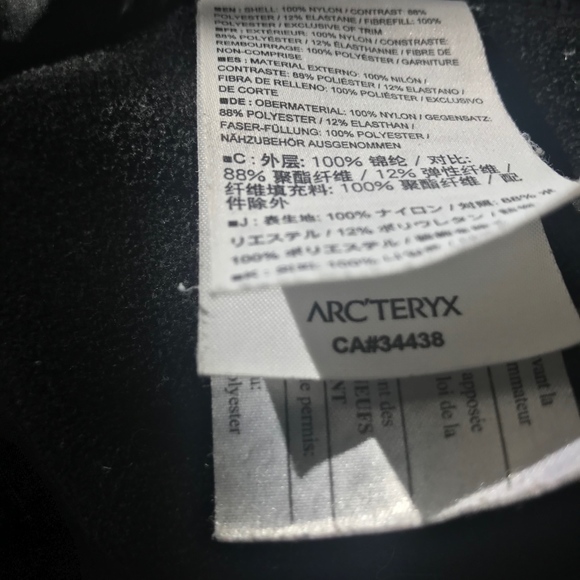 Black ARC'TERYX Atom LT Hoody Jacket — Small - Picture 5 of 5